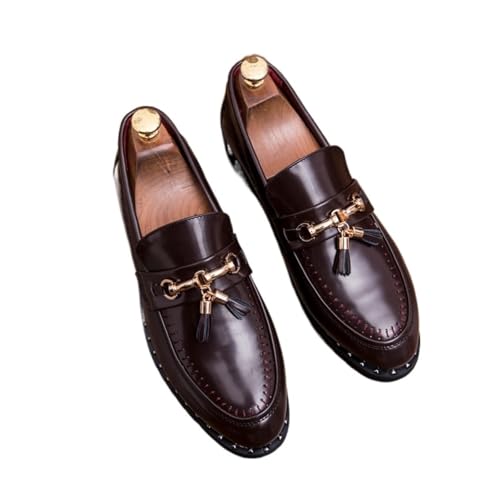 Dress Shoes for Men Men's Casual Loafers Designer Slip-On Moccasins for Club and Party