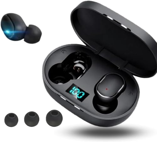 Fone de Ouvido Bluetooth Sem Fio Wireless 5.1 Duplo Com Visor, Premium Melhor Compra Mix®