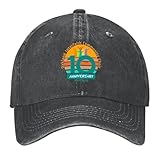 RRCRUHG Clásica Gorra de béisbol Sol del décimo Aniversario para Hombres Pesca con Capucha para Hombres, Ajuste de algodón
