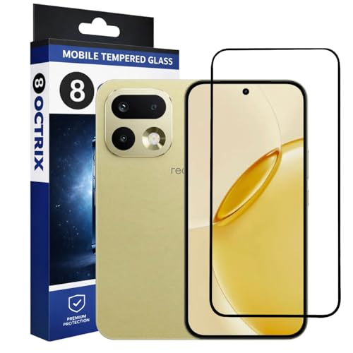 Image of Tempered Glass Screen Protector Compatible for Realme 16 Pro with Edge to Edge Coverage - Case Friendly, Anti-Scratch & Bubble-Free Installation Kit (Pack Of 1)