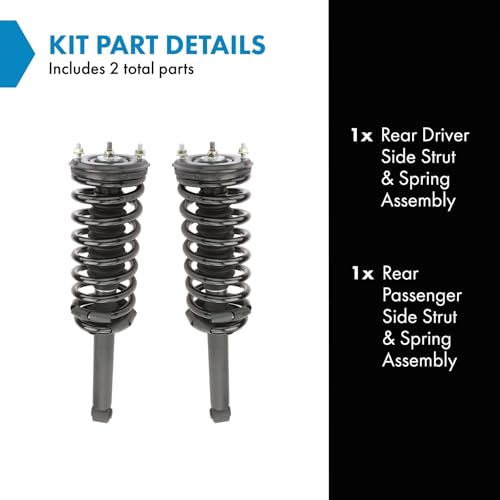 Image of TRQ Rear Strut and Spring Assembly Set 2 Piece