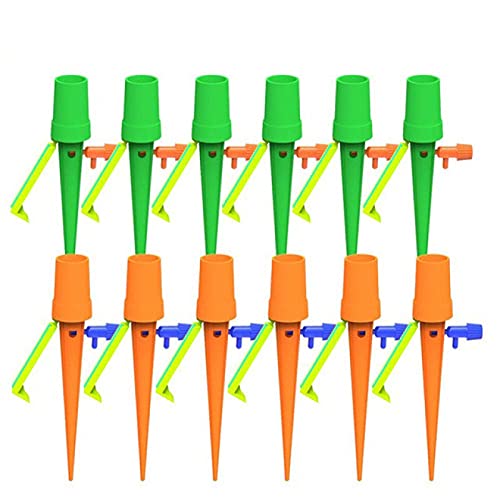 Dispositivos automáticos de riego de plantas, esferas de riego de plantas, sistema de riego por goteo de 20 piezas, sistema automático de pinchos de riego de jardín for plantas, riego de flores, botel