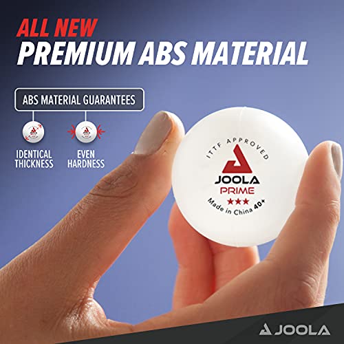 JOOLA Prime 3-Star Table Tennis Balls - 6 Pack of Professional Ping Pong Balls for Tournaments - ITTF Approved 40+mm ABS - Image 3