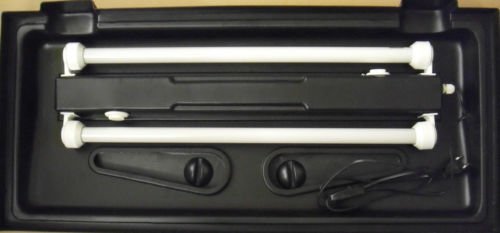 Galerie d'éclairage pour aquarium 120 x 50 cm 2 tubes 30 W inclus