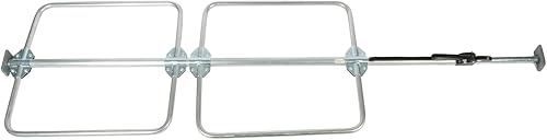 Miniatura 3 de Mytee Products Juegos de aros atornillados para barra de bloqueo de carga de carga, diámetro redondo de 1 pulgada.  Juegos de aros para remolques