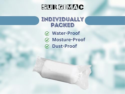 SurgiMac Conforming Stretch Gauze Bandage Rolls, 1-Ply, 2 Inch x 4.1 Yard, Non-Sterile, Case of 96 for Wound Care miniatura 4