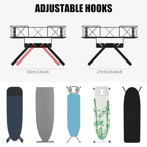 Hlanbabyamz Ironing Board Hanger Wall Mount, Ironing Board Holder thumb #4