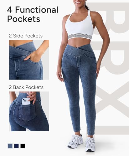 Image of BRXL Skinny Jeans for Women High Waisted Jegging Denim Legging with Pockets