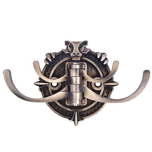 EYE BERRY BASI SALES WITH MISCELLANEOUS DEVICE Zinc Lion Design Movable Key Stand 4 Pin Key Hanging Hooks for Home & Office