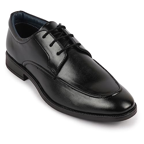 Image of FAUSTO Men's Formal Office Comfort Lace-Up Derby Shoes