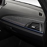 BETTERHUMZ Auto-Armaturenbrett-Abdeckung, kompatibel mit BMW F22 F20 F23 M235i M240i 228i 116i 218i 220i 118i 125i 225i 2012-2019 für Alcantara Mittelkonsole Aufkleber Innenzubehör (A, Normal)