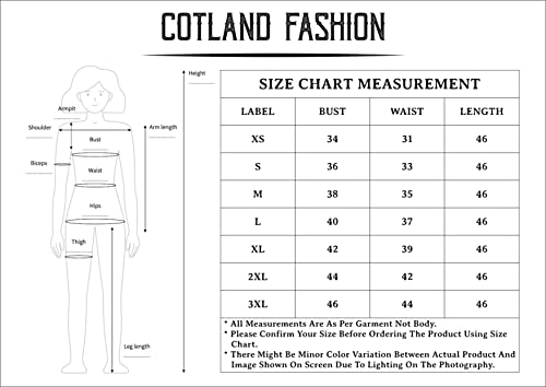 Image of COTLAND Fashions Jaipuri Cotton Flared A-Line Dress for Women