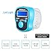 Electronic Finger Counter, 6 Pack Digital Tally Counter Clicker with Led, Resettable 5 LCD Digit Display Tasbeeh Tasbih Hand Tally Counter Counting for Muslims Pray, Golf,Goods Counting,Lap & Knitting