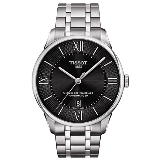 Tissot Reloj Analógico para Hombres de Suizo automático con Correa en Acero Inoxidable T0994071105800