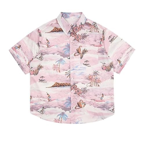 T-Shirt Col Chemise Homme au Style Américain Épuré et Confortable