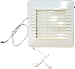 AirTech-UK Bathroom Extractor Fan Kitchen Exhaust Fan with Pull Cord ...