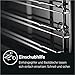 AEG Einbaubackofen BES331110B / Serie 6000 / SurroundCook – Heißluft mit Ringheizkörper/Reinigungshilfe mit Wasserdampf/Versenkknebel/Grillfunktion/Display mit Uhr/Autark/A/Schwarz
