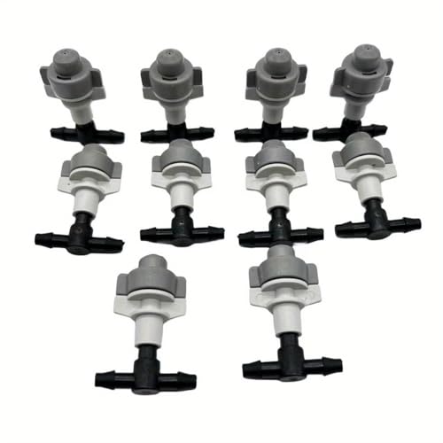 10 Set 360 Degree Misting Nozzle Irrigation, Sprinklers Sprayer for Garden Irrigation System, Micro Sprayer Refraction Automizing Drippers (WP41-1)