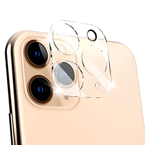 N NEWTOP Camera GLASS compatible con Apple iPhone 11 Pro 11 Pro Max, FILM 0,4 mm 9H 2,5D Vidrio templado transparente protección cubierta de la cámara trasera Lens Film Lentes antigolpes arañazos