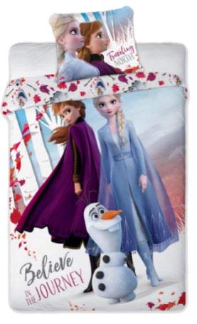 La Reine des Neiges 2 Housse de Couette 140x200 cm + taie 63x63 cm frozen2