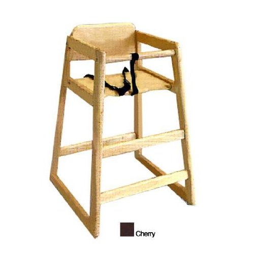Stackable Wood High Chair Finish: Cherry