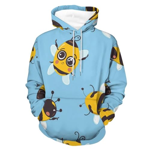 Hoodie abeille de dessin animé le cadeau idéal en taille S unisexe