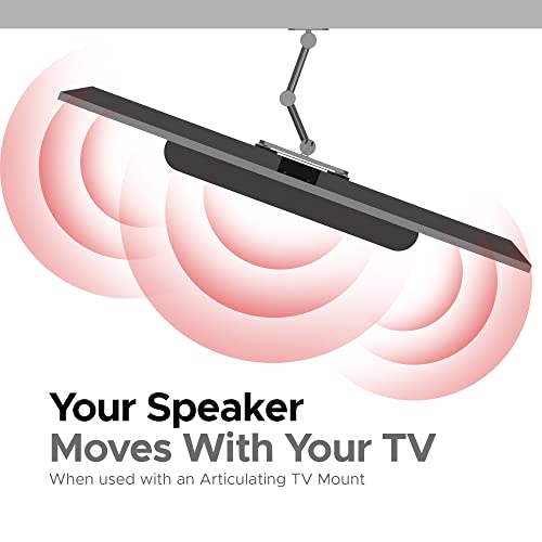 Soundbass Beam Tv Mount, Compatible With Generation 1 & 2 Sonos Beam Mounting Bracket For Tv, Black, Full Hardware Kit Included, Beam Soundbar #TOP5
