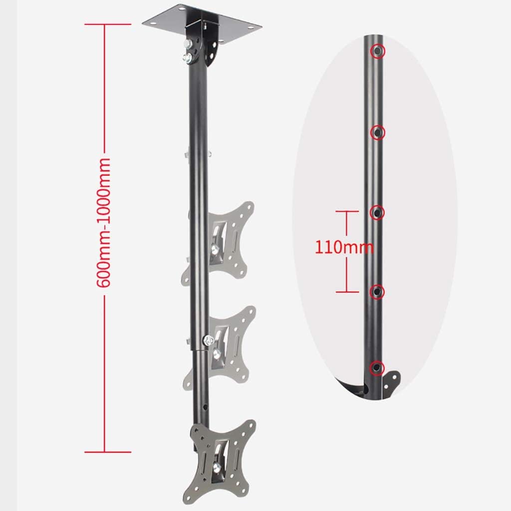 Staffa di montaggio a soffitto girevole regolabile per TV LCD da 12 pollici da 32 pollici Supporto multifunzionale