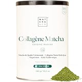 Matcha Collagen. Colágeno Marino con Magnesio, Té Matcha y Ácido Hialurónico. Sabor Matcha. Articulaciones, piel y uñas. 290 g. matcha colágeno en polvo.