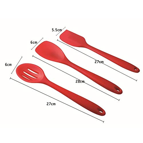 Wuqiang Cottura strumenti utensili Set Silicone Utensili da cucina Set 10 cucina dei pc termoresistente Cucina Non-Stick utensili da cucina di cottura Strumenti, Strumenti di cucina gadget Set for ant