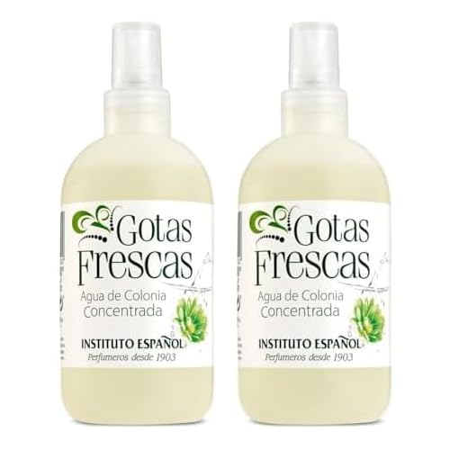 Instituto Español Gotas Frescas agua de colonia Vaporizador 250 ml (Paquete de 2)