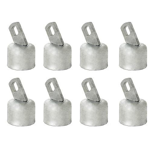 Tapa de bucle para valla de eslabones de cadena que elimina balanceos en riel de 1-5/8 2