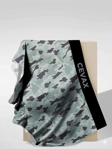 Image of Men's Boxer Briefs, Premium Cotton Stretch, 5-Pack, Navy Grey Maroon Teal Black