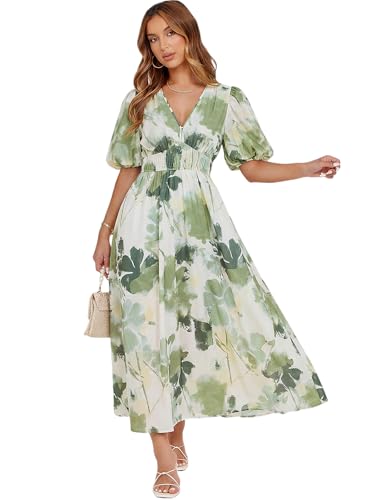 Image of Sissyaki Women's Floral Maxi Dress 2026 Summer Spring Wedding Guest Dress