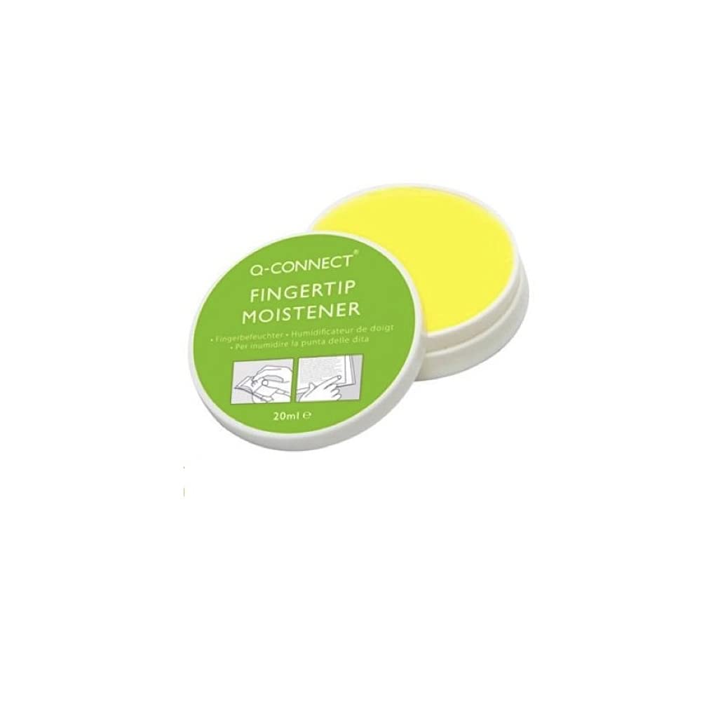 Humedecedor de yemas de dedos q-connect para pasar paginas y contar billetes envase de 20 ml - Mojasellos -