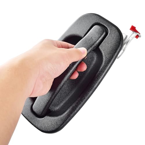 FAERSI Exterior Door Handle Rear Right Passenger Side Replacements for 1999-2007 Chevy Silverado 1500 2500 HD, Tahoe, Suburban, Avalanche, GMC Sierra, Yukon Denali, Cadillac Escalade 15721572 80578