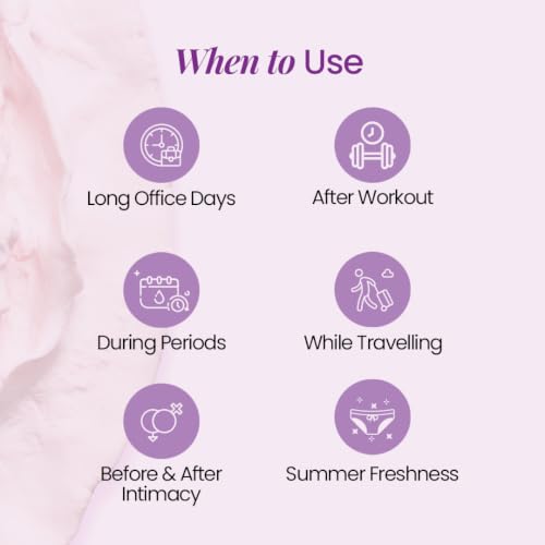 Image of Welme Intimate Cleansing Intimate Wipes for Daily Use | Chamomile, Aloe Vera & Witch Hazel | pH Balanced | Infused with Prebiotics | 20 Wipes for Travel, Periods & Pre /Post Intimacy