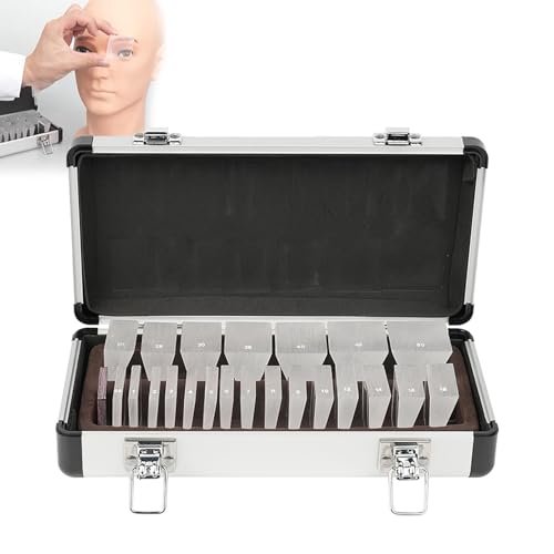 Optical Prism Bar Set - 22 Piece Set with Red Filter Lens and Aluminium CaseOptometry Instrument for Hospitals and Optometry Centers