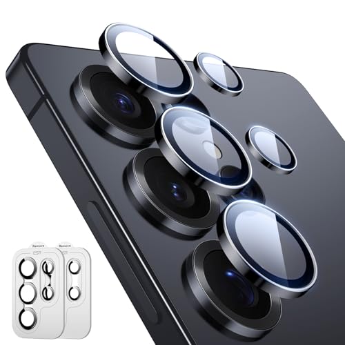 ESR Protection Objectif Caméra pour Samsung Galaxy S25 Ultra,Verre trempé ultra-fin, résistant aux rayures, bords en aluminium, compatible avec les coques,...
