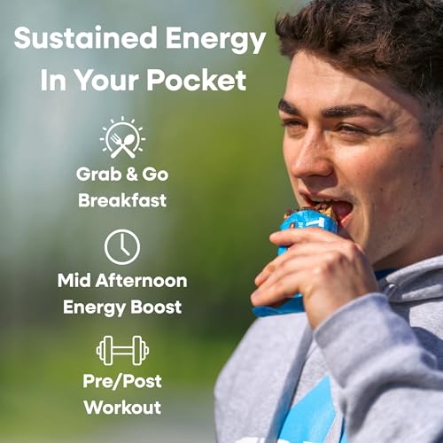 TRIBE Protein + Focus Flapjack Bar - Choc Brownie - High Protein Snack - 9 Energy & Focus Nutrients - 10g Protein, Lions Mane, Plant Based, Vegan Snack & Gluten Free (60g x 12 Bars) - Image 6