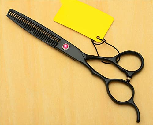 Ciseaux de coupe de cheveux avec ciseaux sculpteurs et boîte de rangement - 4