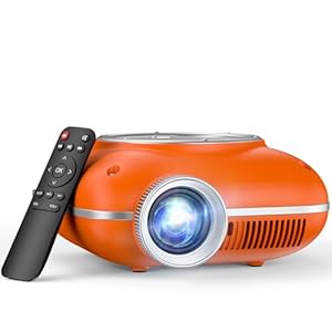 HOMPOW Mini Projector with Two -Way...