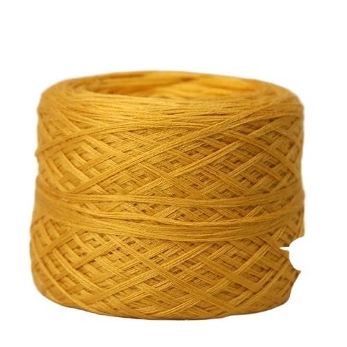 GUYANA Crochet Yarn 250g/set Mercerized Cotton Yarn, Soft And Warm Wool, Hand Woven DIY Knitted Thread Black Yarn (Color : Pumpkin color)