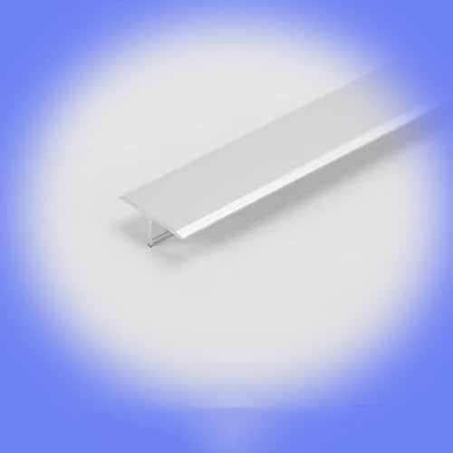 Miniatura 7 de NILZA Tira de umbral de aluminio de 36 pulgadas, tira de transición de suelo de moldura en T, tiras de cubierta de transición de 45 pulgadas, tira