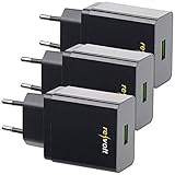 Lädt mit bis zu 12 Volt und 18 Watt • Automatische Ladestrom-Anpassung • Ideal für Smartphone, Tablet-PC, iPhone, iPad u.v.m.