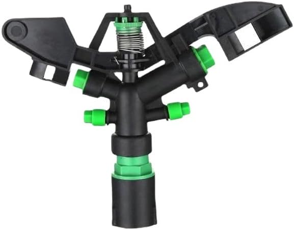 4ノズル1インチプラスチックロッカースプリンクラー自動回転スプリンクラー 造園散水スプレー農場灌漑(サイズ:4ポートブラケット)