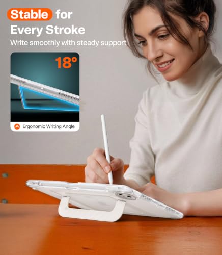 TORRAS Ostand K3 Neo for iPad Pro 13 inch Case with Stand M4/M5, White - image 3