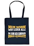 Material: 100% Baumwolle Mein Wurm war leider ALLE, super Tasche von Goodman Design®