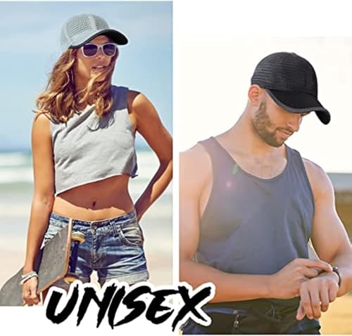 Gorra de malla para béisbol unisex ligera y transpirable miniatura 5