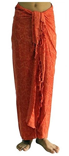Sarong Sarong Sar60 - Toalla de playa, pareo, falda, color rojo